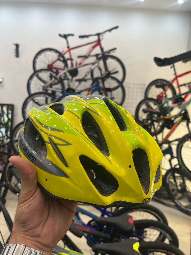 کلاه دوچرخه سواری اورلورد سایز لارج رنگ بندی متفاوت Cycling helmet Overlord size L - عکس 6