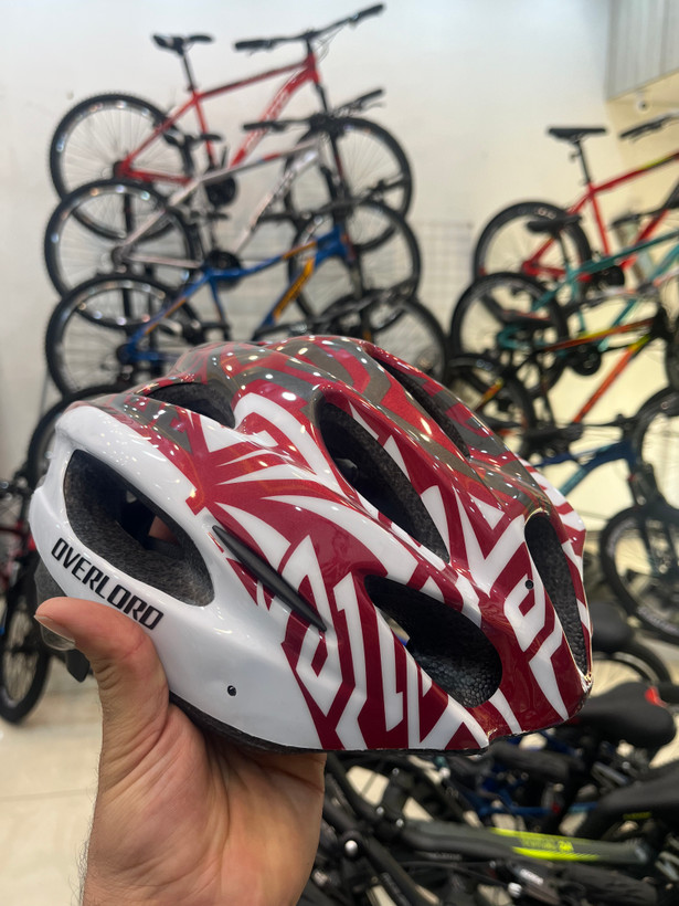 کلاه دوچرخه سواری اورلورد سایز لارج رنگ بندی متفاوت Cycling helmet Overlord size L - عکس 7